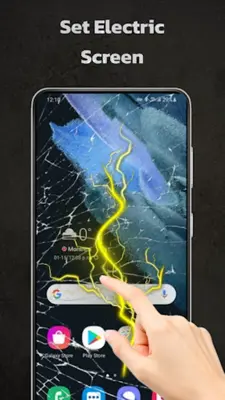 Broken Screen with Crack Prank android App screenshot 3