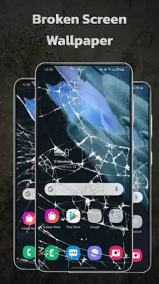 Broken Screen with Crack Prank android App screenshot 5